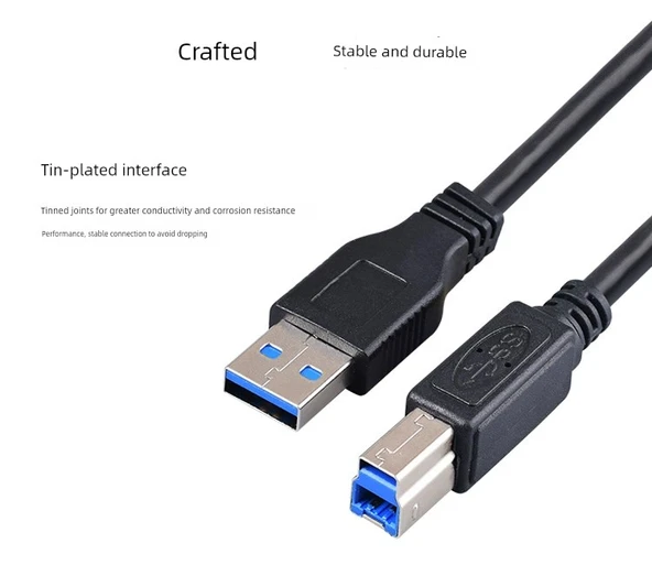 USB 3.0 Veri Kablosu - 0.5m - USB3.0 Arayüzü - 8