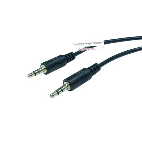 3.5mm Ses Aux Kablosu - Yumuşak İnce Hat 1 metre - 7