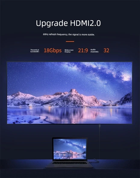 HDMI HDMI Kablo - 5m - Siyah - 8