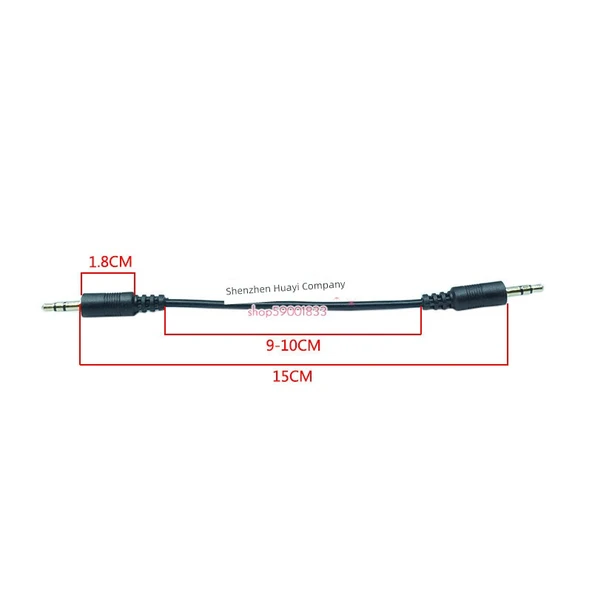 3.5mm Ses Aux Kablosu - 0.15 metre (15cm)