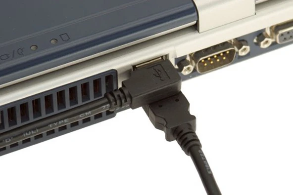 USB 2.0 A Erkek - B Erkek Yazıcı Kablosu - 30cm - Sol Dönüş - 10