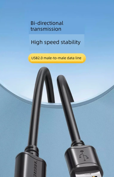 USB Veri Kablosu - 1.5m - Siyah - 7