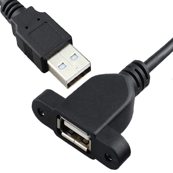 USB 2.0 Uzatma Kablosu - 0.5m Düz Uç - 5
