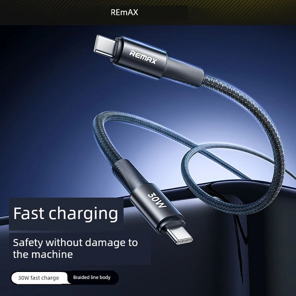 USB-C ile Lightning Kablo - 1.2m - Hilal Beyaz - 66W - 3