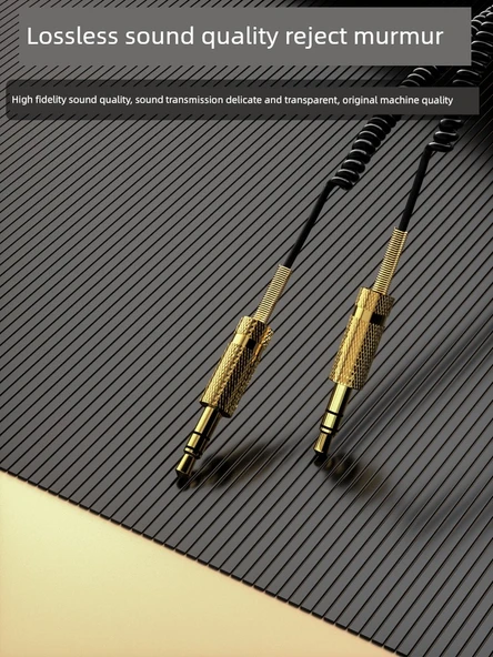 3.5mm Aux Kablo - Harman Catton Siyah - 4