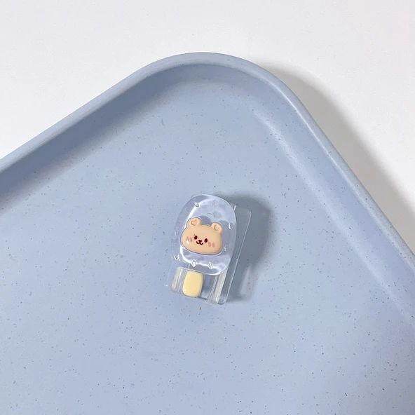 Soğuk Mavi Çiçek İpli Kablo Koruyucu - Apple Hızlı Şarj - 10