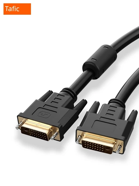DVI 24+1 Monitör Kablosu - Siyah - 5 Metre - 3