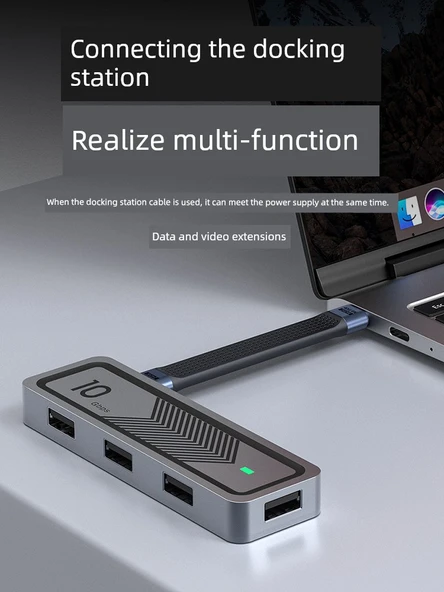 USB Raiden 3 Yüksek Hızlı Veri Kablosu - 0.13m - Apple Mobil Telefon USB Modeli - 3