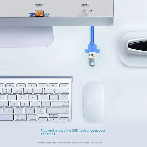 USB 3.0 Uzatma Kablosu - 1m - Kadın Kadın - 29mm Delik Aralığı - 5