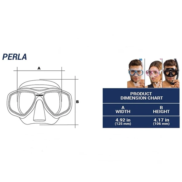 Cressi Perla Dalış Maskesi - 11