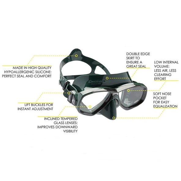 Cressi Perla Dalış Maskesi - 9