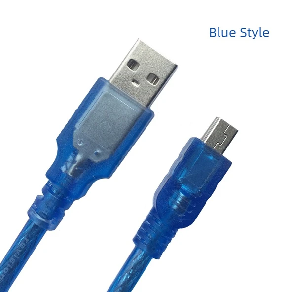 Mini USB Veri ve Şarj Kablosu - 1.5m - Siyah - 4
