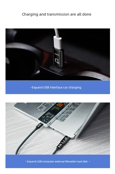 USB to Type-C Adaptörü - İki Paket - 12