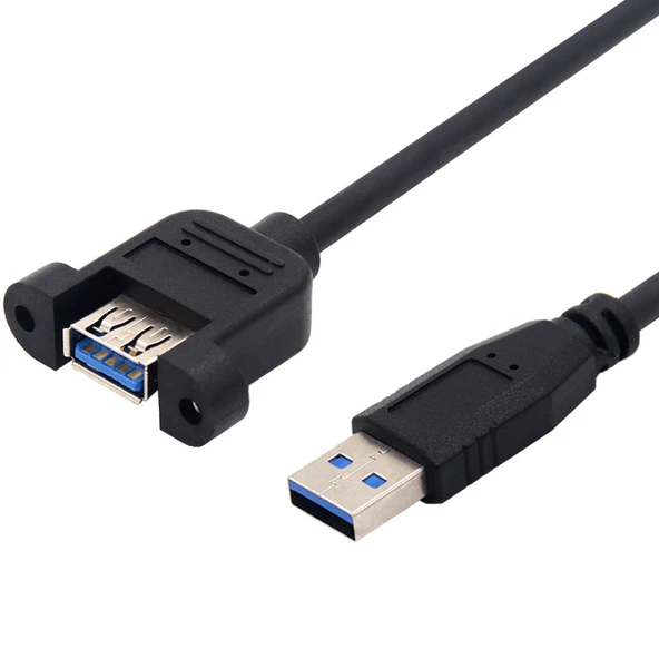 USB 3.0 Uzatma Kablosu - 1.5m Mavi - 3