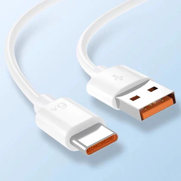 Type-C 6A Hızlı Şarj Veri Kablosu - 1m - Veri Hattı Type-C-1
