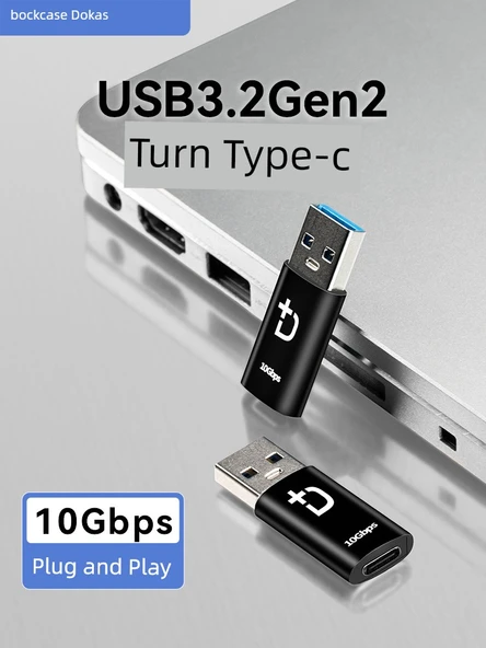 USB to Type-C Adaptörü - Şarj ve Veri Aktarımı - 2