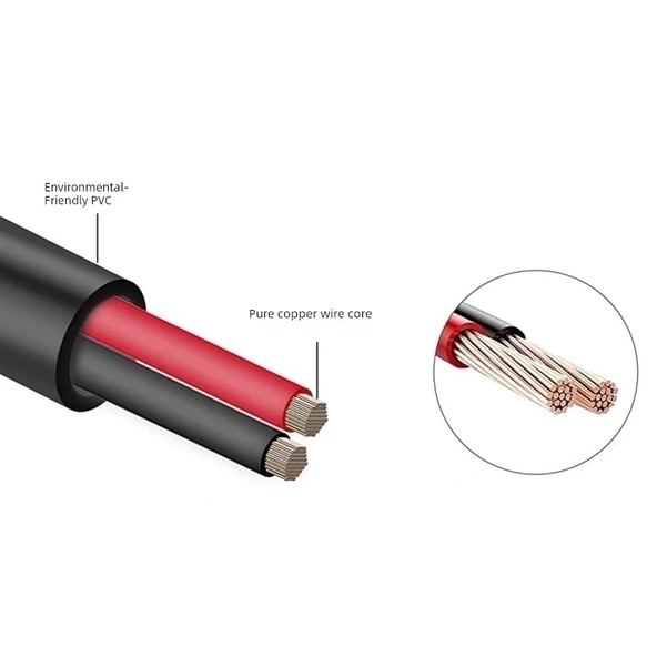 3.5mm Mono Erkek Ses Kablosu - 0.2m - 5