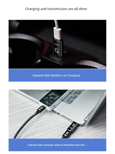 USB to Type-C Adaptörü - Şarj ve Veri Aktarımı - 6
