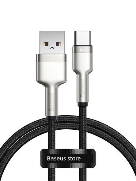 Type-C Veri Kablosu - Siyah - 2m - 22.5W/40W/66W Hızlı Şarj - İki Al Bir Bedava - 2