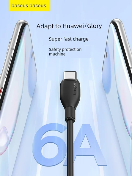 USB Type-C Veri Kablosu - Xinghai Mavi - 2m - 66W/88W/100W Süper Hızlı Şarj - 2