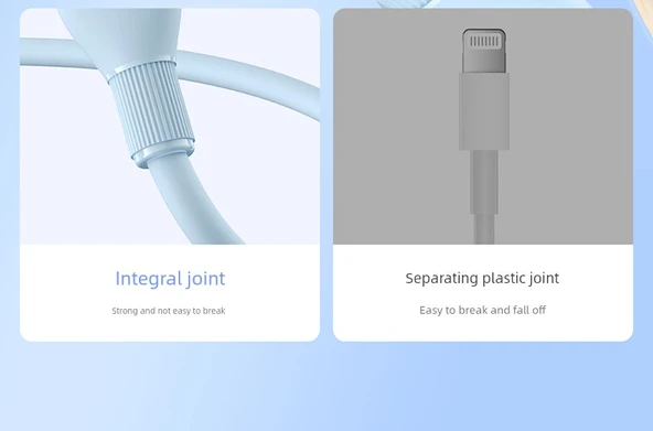 USB Type-C Veri Kablosu - Xinghai Mavi - 2m - 66W/88W/100W Süper Hızlı Şarj - 11