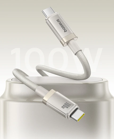 Titanium Veri Kablosu - 2m - USB-C'den C'ye - PD20W Hızlı Şarj - Apple iPhone iPad - 8