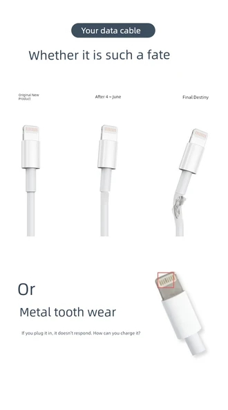 USB Kablo Koruyucu Kılıf - Çift Tip-C Dumanlı Mor - 13. Nesil - 6