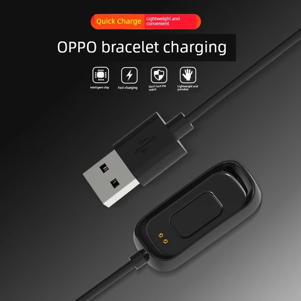 Oppo Bileklik 30cm Şarj Kablosu 3C Güvenlik Başlığı ile - 5