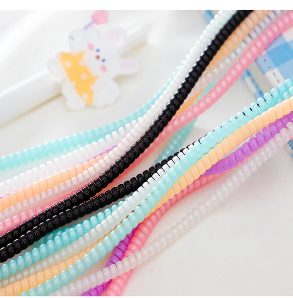 1.4M USB Kablo Koruyucu Kılıf - Saf Beyaz - 11