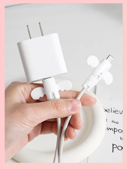 USB Kablo Koruyucu Kılıf - Rastgele 8 Paket - 5