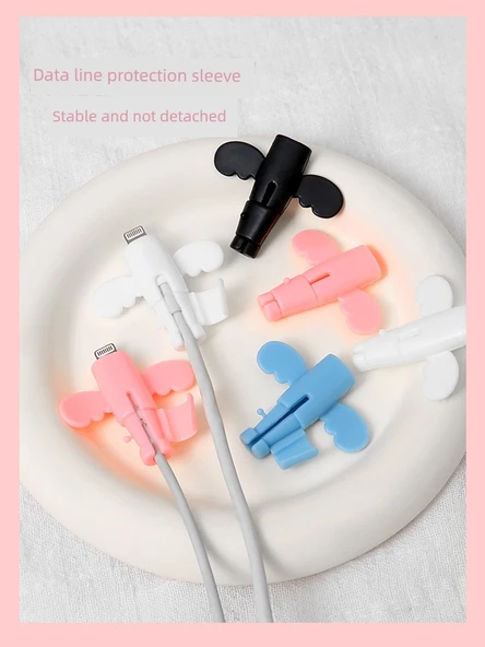 USB Kablo Koruyucu Kılıf - Rastgele 8 Paket - 3