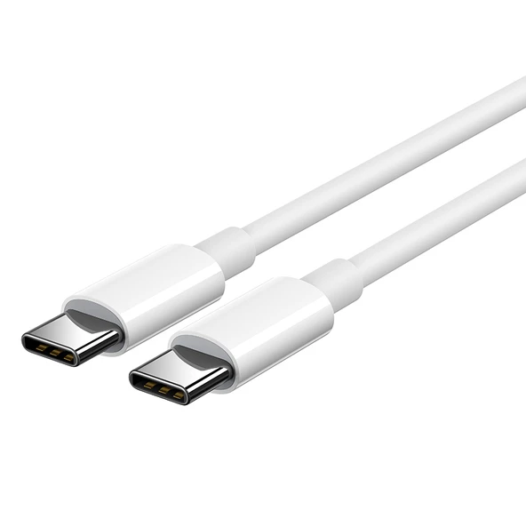 Çift Uçlu Type-C PD Hızlı Şarj Kablosu - 2m 60W + 20W Başlık - 3
