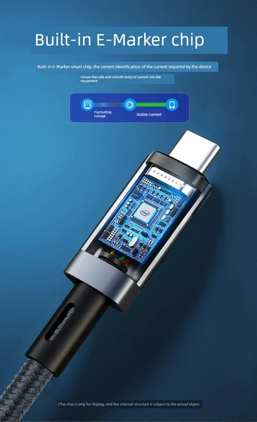USB4 Veri Kablosu 40Gbps 1 Metre - 8