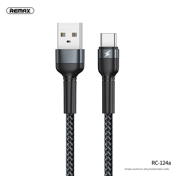 Hızlı Şarj Veri Kablosu - 1m Type-C Siyah