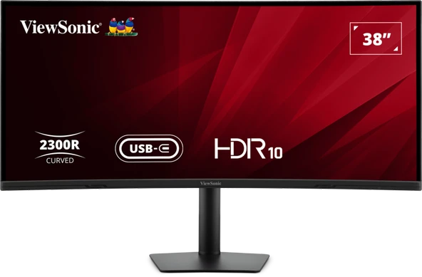VIEWSONIC VA3820C USB-C HUBLI 38 21:9 KAVISLI MONITOR