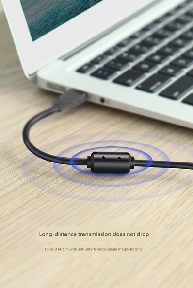 Mini USB Veri Kablosu - 1m - Siyah - 11