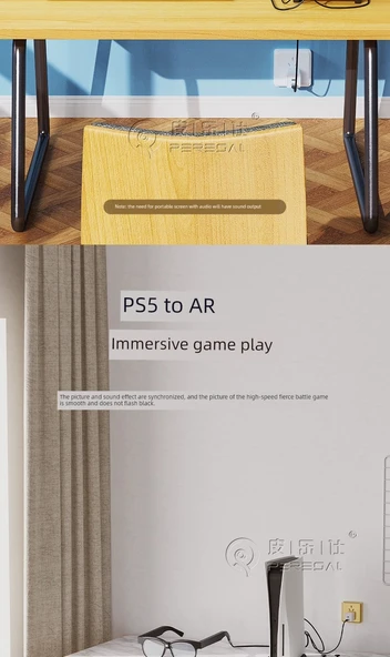 HDMI to Type-C Kablo - Dokunmatik Güç Kaynağı - Kıvrım - 1M - 8