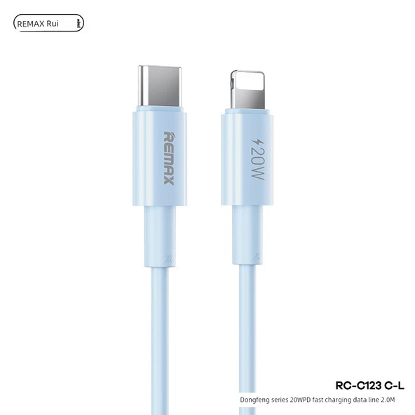 20W Type-C ile Apple Veri Kablosu - Iris Mor - 2M - 3