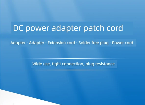 DC 5.5 * 2.1 Adaptör Kablosu - Kaynaksız 5.5*2.1 Dişi - 6