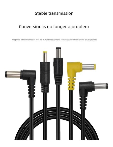 DC 5.5 * 2.1 Adaptör Kablosu - Kaynaksız 5.5*2.1 Dişi - 7