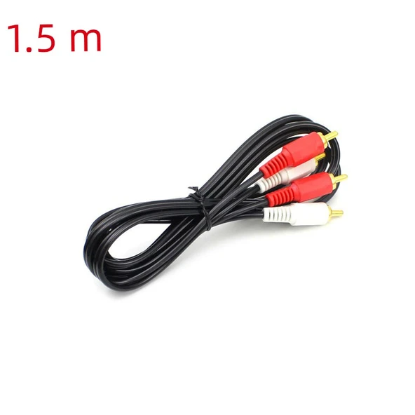 RCA Ses Kablosu - Siyah - 1.4 m