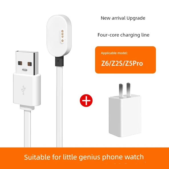 Akıllı Saat Şarj Kablosu + 3C Şarj Başlığı - Z6/Z2S/Z5Pro