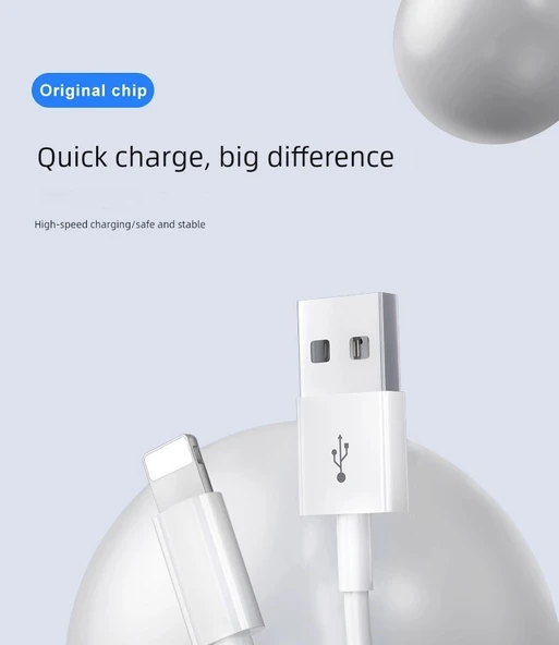 30W PD Hızlı Şarj USB Veri Kablosu - 1.5M - İki Paket - 5