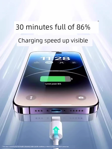 PD Hızlı Şarj Veri Kablosu - Çift Tip-C 45W Hızlı Şarj Kablosu 1.5m Tek Paket - 2