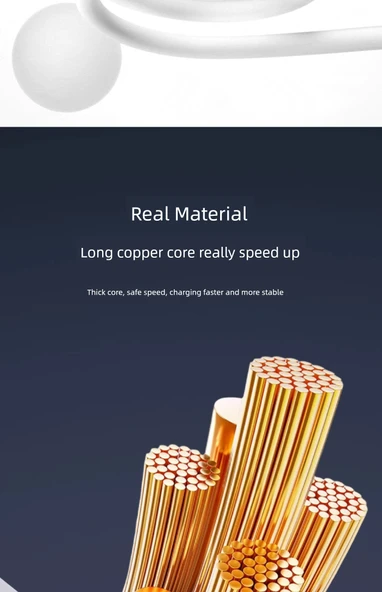 Hızlı Şarj Veri Kablosu - 1.5 Metre - İki Alana Bir Bedava - 30 Dakikada %86 Doldurma - Paket - Resim 9