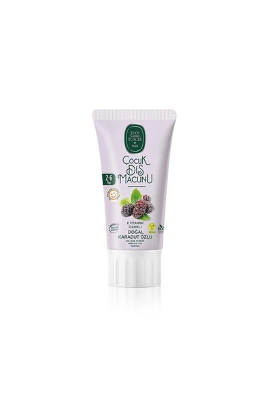 Doğal Karadut Özlü 2-6 Yaş Çocuk Diş Macunu 60 Ml