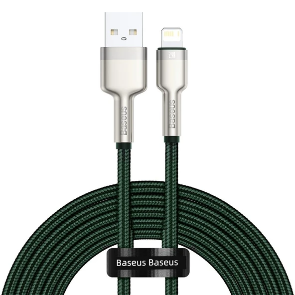 Metal Kafule Type-C ile Lightning Veri Kablosu - 0.25m - Siyah - iPhone Uyumlu - 5