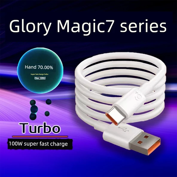 Glory Magic7 Serisi Özel 100W Hızlı Şarj Kablosu - 1 m ve 1.5 m