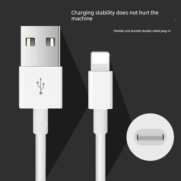 iPhone Lightning Kablo - Beyaz 3m Tek Paket Çekirdek Güncelleme - 9