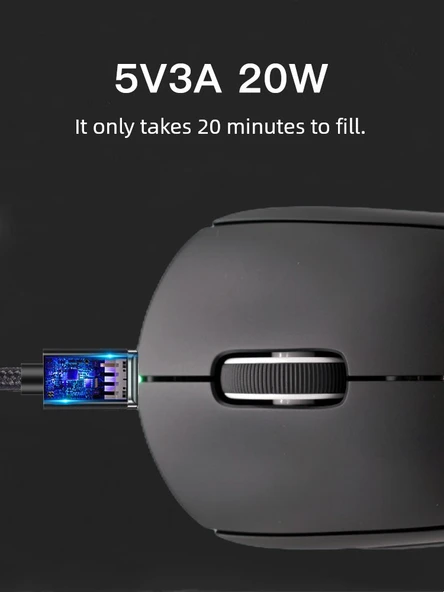 Manyetik Veri Şarj Kablosu - 2m Siyah Micro USB - 8
